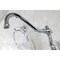 Kingston Brass KS3241PX Two-Handle Wall Mount Bathroom Faucet, Polished Chrome KS3241PX - alternate 4